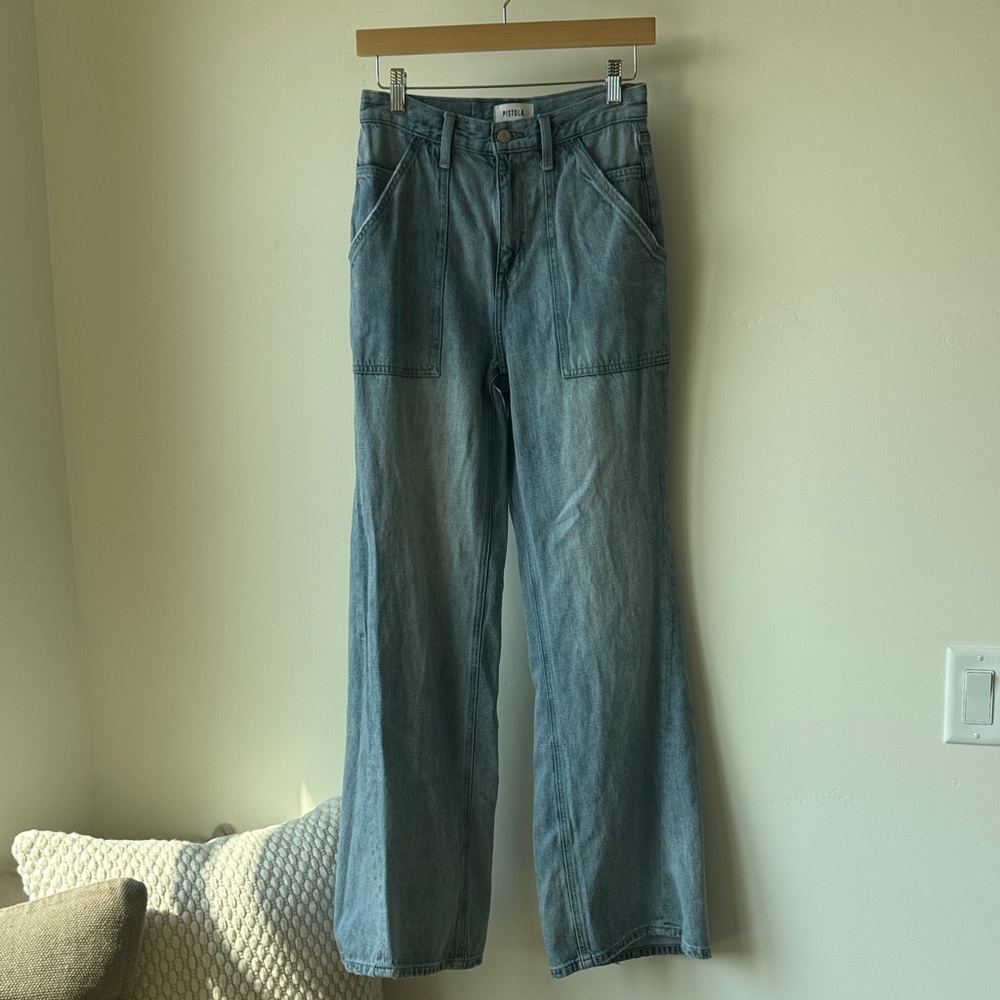 Pistola Light Blue Flare Jeans